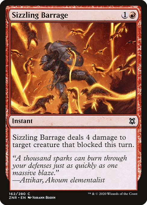 Sizzling Barrage (Zendikar Rising)