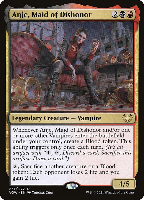 Anje, Maid of Dishonor (Innistrad: Crimson Vow)