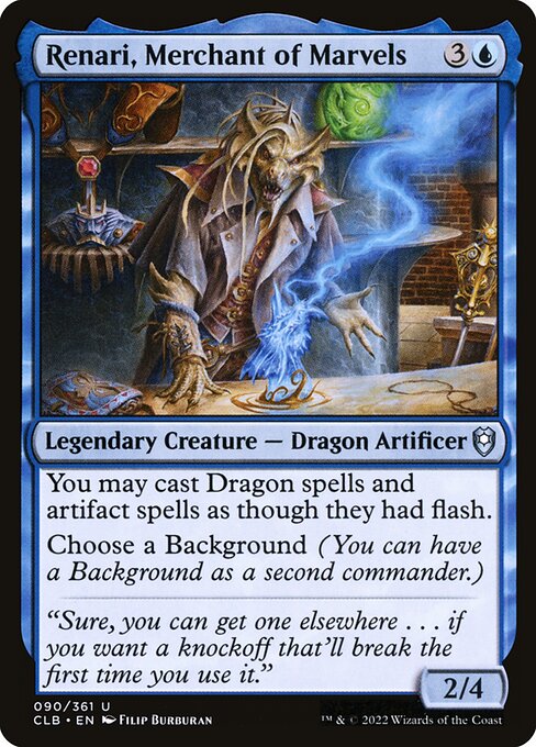 Renari, Merchant of Marvels (Commander Legends: Battle for Baldur's Gate)