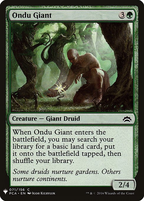 Ondu Giant (The List)