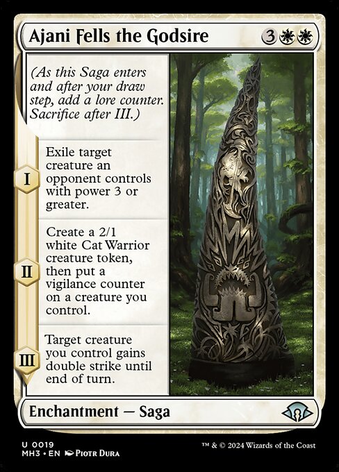 Ajani Fells the Godsire (Modern Horizons 3)