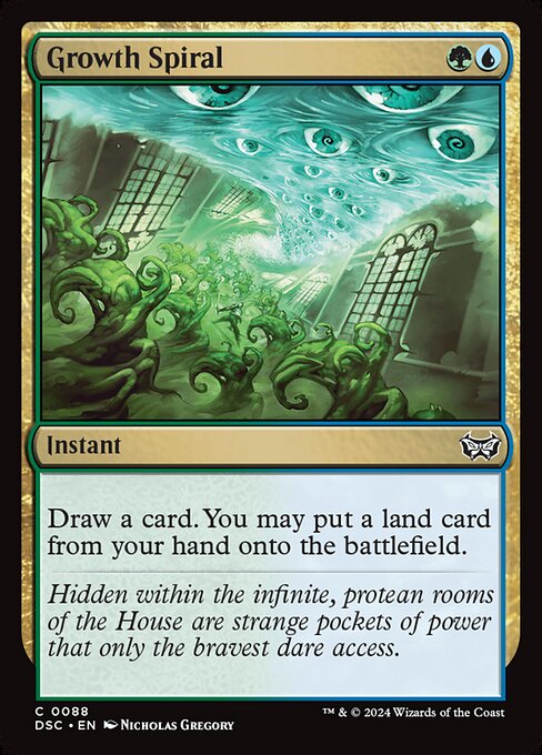 Growth Spiral (Duskmourn: House of Horror Commander)