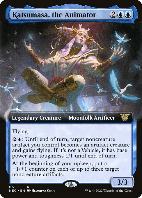 Katsumasa, the Animator (Neon Dynasty Commander)