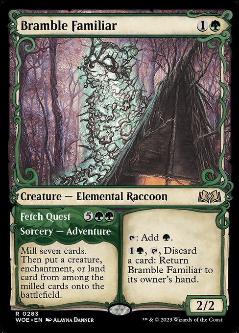 Bramble Familiar // Fetch Quest (Wilds of Eldraine)