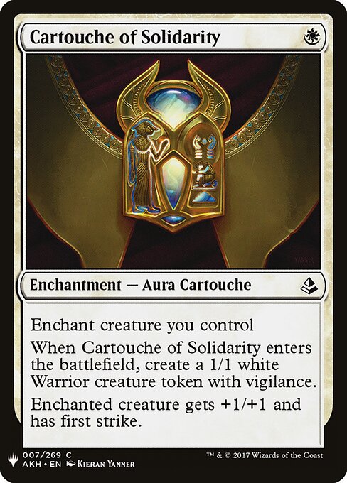 Cartouche of Solidarity (The List)
