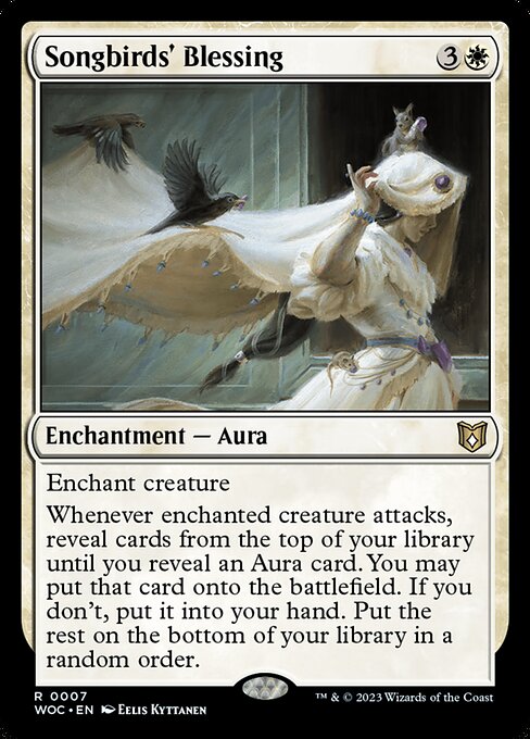Songbirds' Blessing (Wilds of Eldraine Commander)