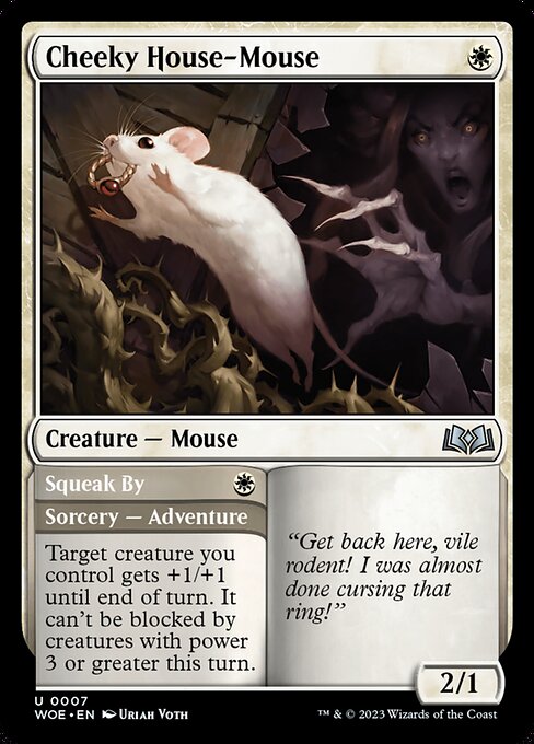 Cheeky House-Mouse // Squeak By (Wilds of Eldraine)