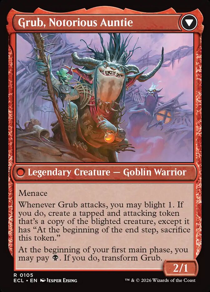 Grub, Storied Matriarch // Grub, Notorious Auntie (Lorwyn Eclipsed)
