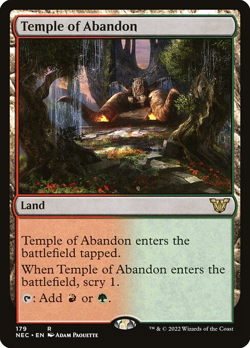 Temple of Abandon (Neon Dynasty Commander)