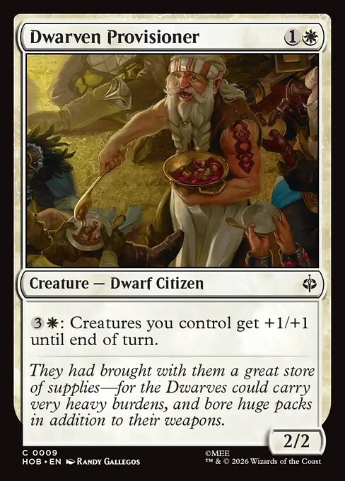 Dwarven Provisioner (The Hobbit)