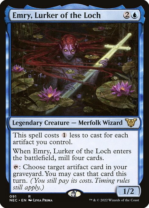 Emry, Lurker of the Loch (Neon Dynasty Commander)