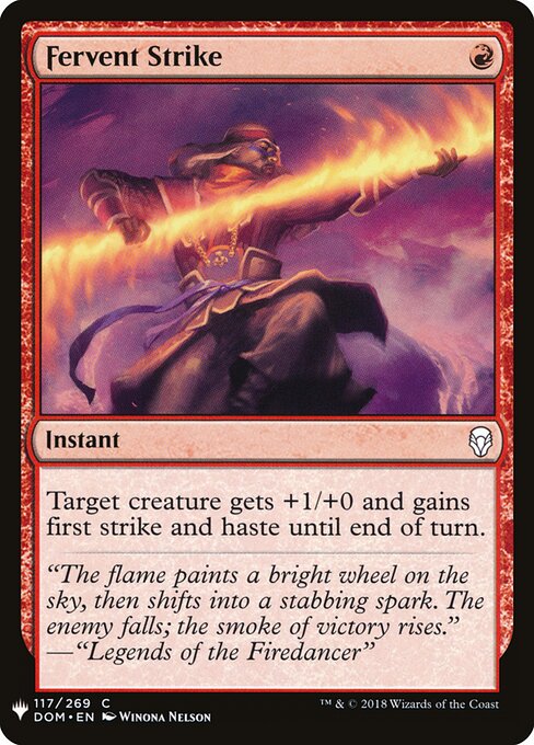 Fervent Strike (The List)