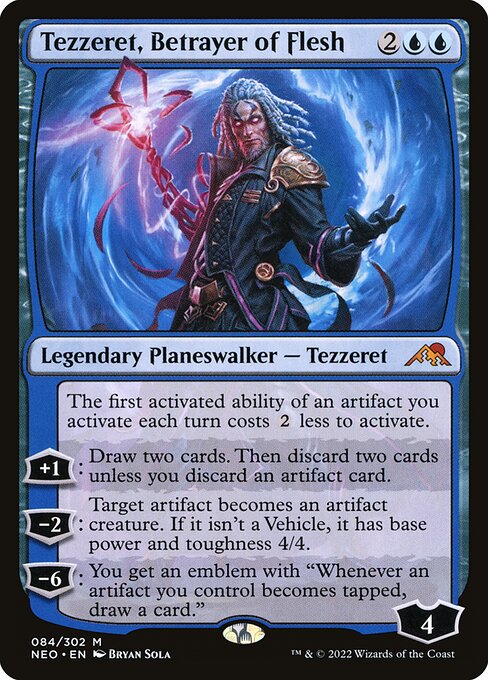 Tezzeret, Betrayer of Flesh (Kamigawa: Neon Dynasty)