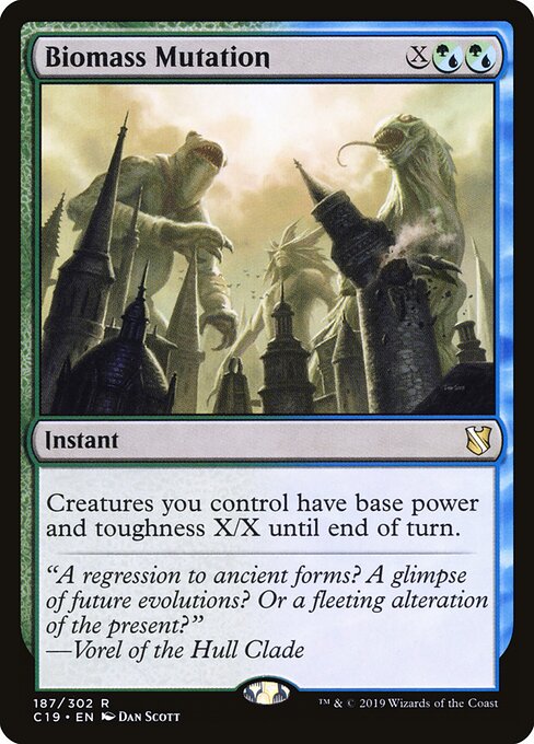 Biomass Mutation (Commander 2019)