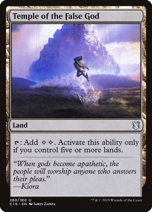 Temple of the False God (Commander 2019)