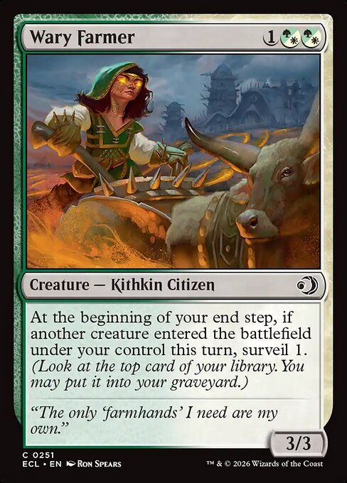 Wary Farmer (Lorwyn Eclipsed)