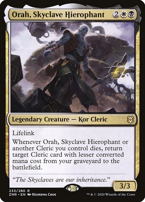 Orah, Skyclave Hierophant (Zendikar Rising)