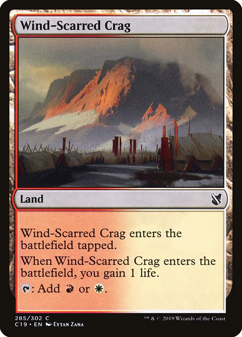 Wind-Scarred Crag (Commander 2019)