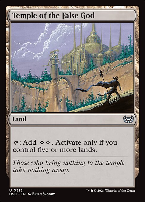 Temple of the False God (Duskmourn: House of Horror Commander)
