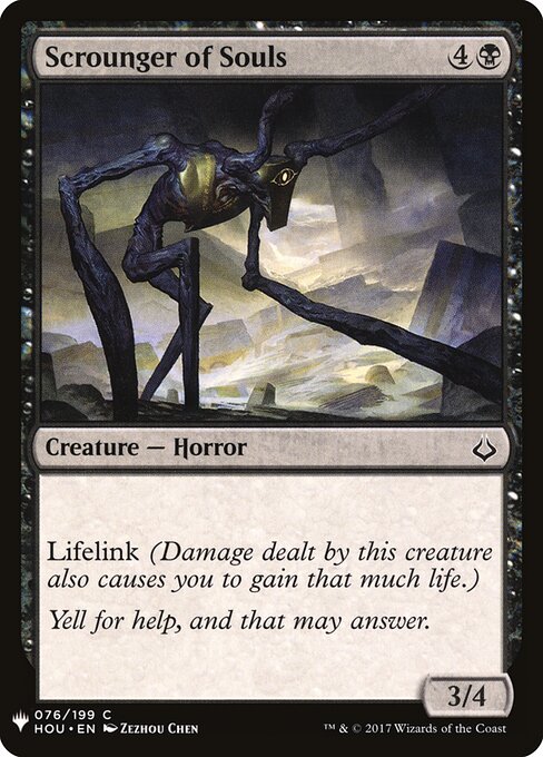 Scrounger of Souls (The List)