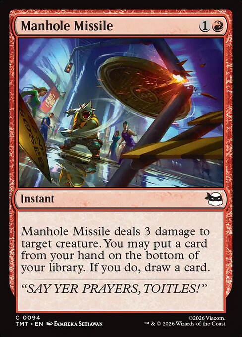 Manhole Missile (Teenage Mutant Ninja Turtles)