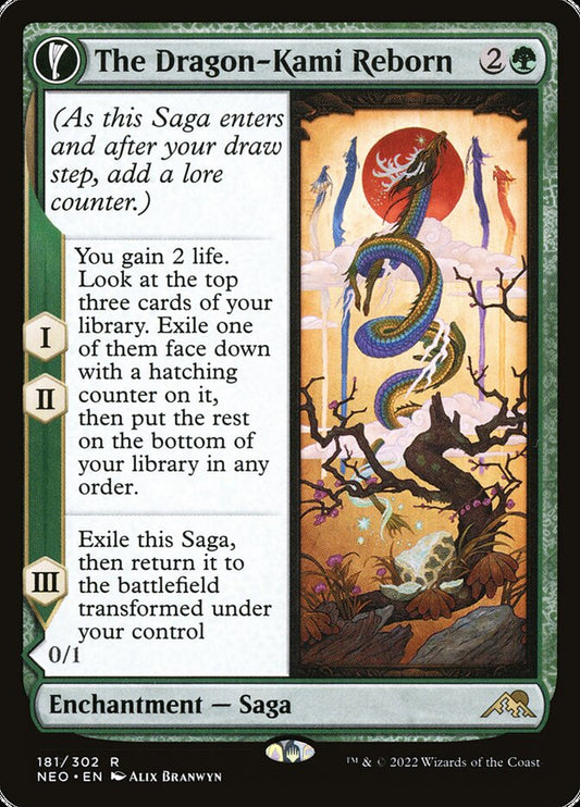 The Dragon-Kami Reborn // Dragon-Kami's Egg (Kamigawa: Neon Dynasty)