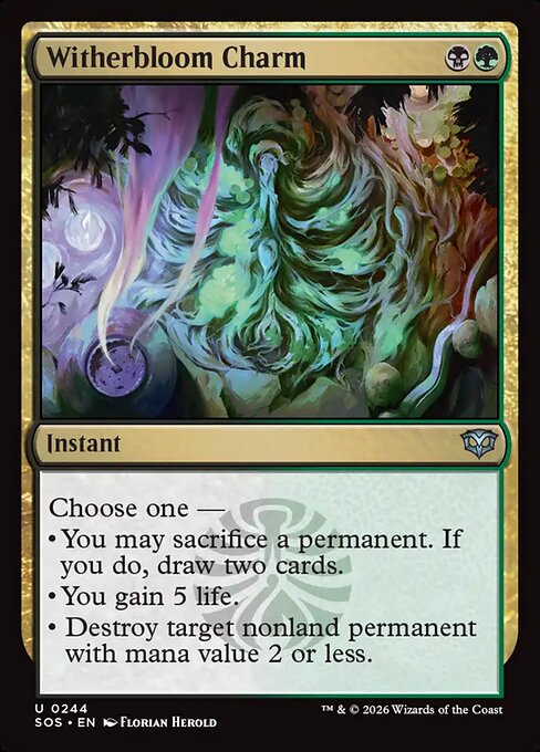 Witherbloom Charm (Secrets of Strixhaven)