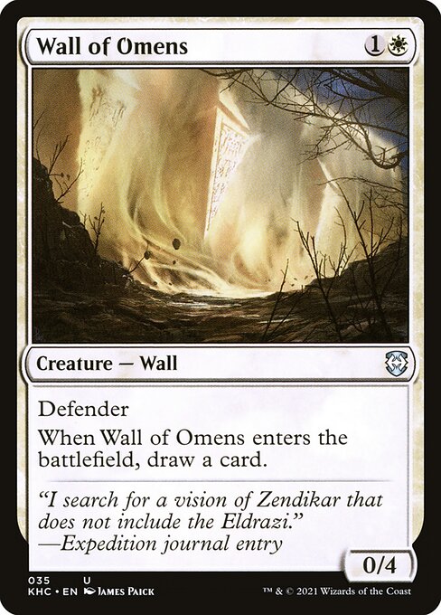 Wall of Omens (Kaldheim Commander)