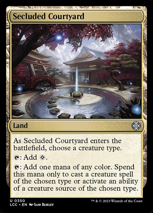 Secluded Courtyard (The Lost Caverns of Ixalan Commander)