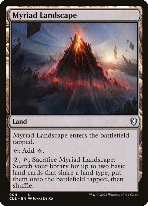 Myriad Landscape (Commander Legends: Battle for Baldur's Gate)