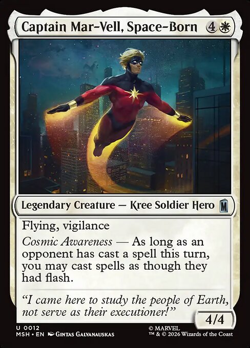 Captain Mar-Vell, Space-Born (Marvel Super Heroes)