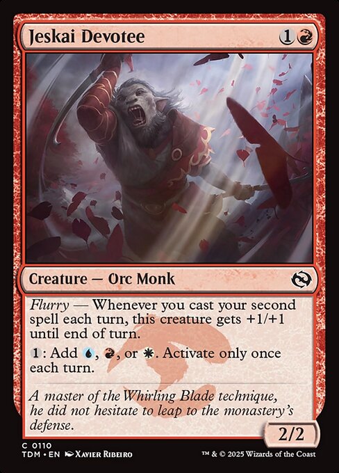 Jeskai Devotee (Tarkir: Dragonstorm)