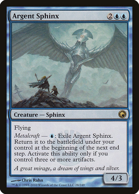 Argent Sphinx (Scars of Mirrodin)