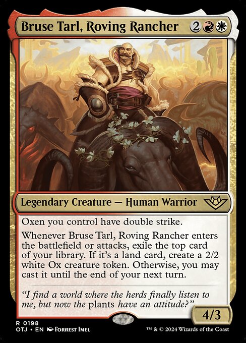 Bruse Tarl, Roving Rancher (Outlaws of Thunder Junction)