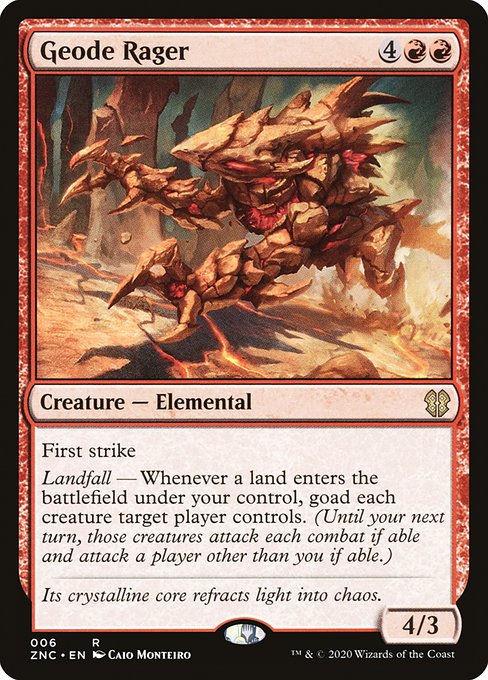 Geode Rager (Zendikar Rising Commander)