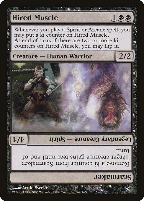 Hired Muscle // Scarmaker (Betrayers of Kamigawa)