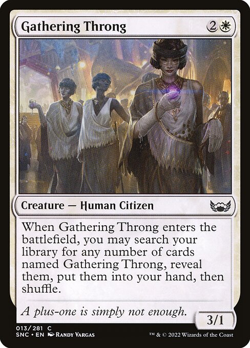 Gathering Throng (Streets of New Capenna)