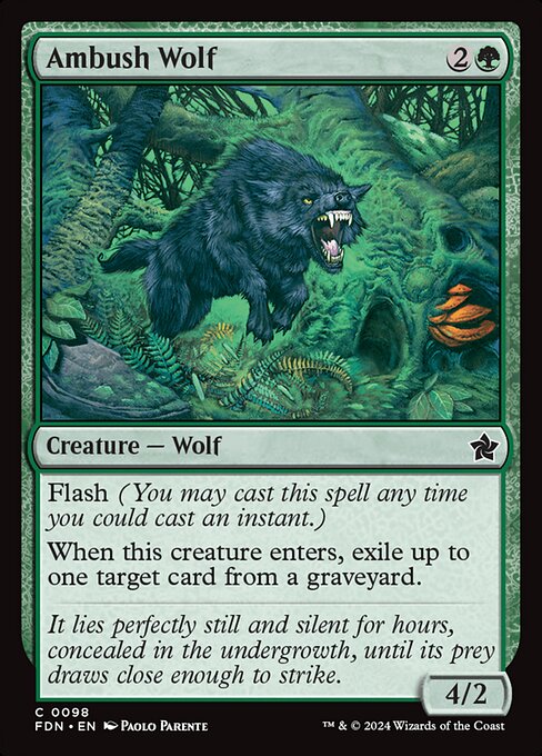 Ambush Wolf (Foundations)