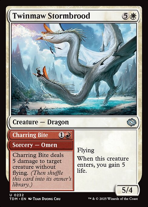 Twinmaw Stormbrood // Charring Bite (Tarkir: Dragonstorm)