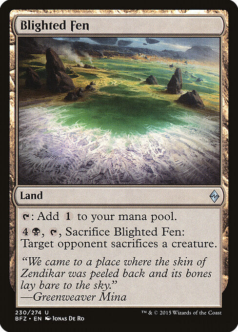 Blighted Fen (Battle for Zendikar)