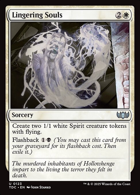 Lingering Souls (Tarkir: Dragonstorm Commander)
