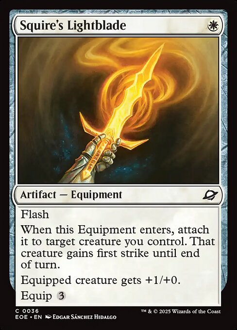 Squire's Lightblade (Edge of Eternities)