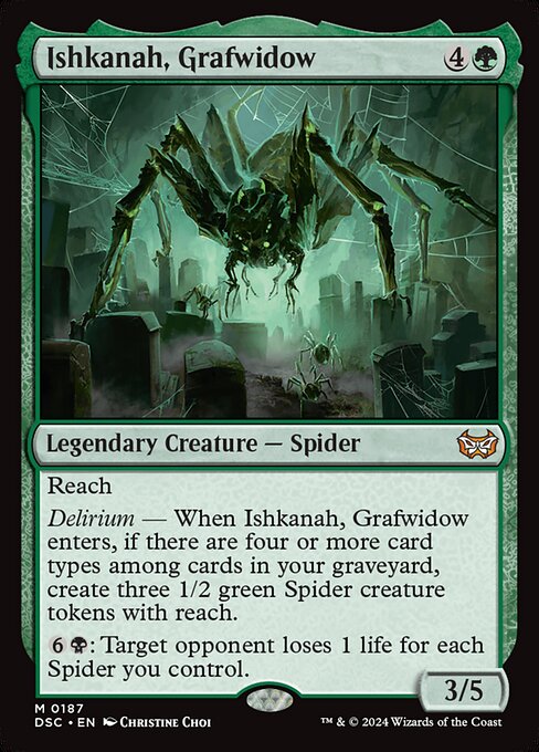 Ishkanah, Grafwidow (Duskmourn: House of Horror Commander)