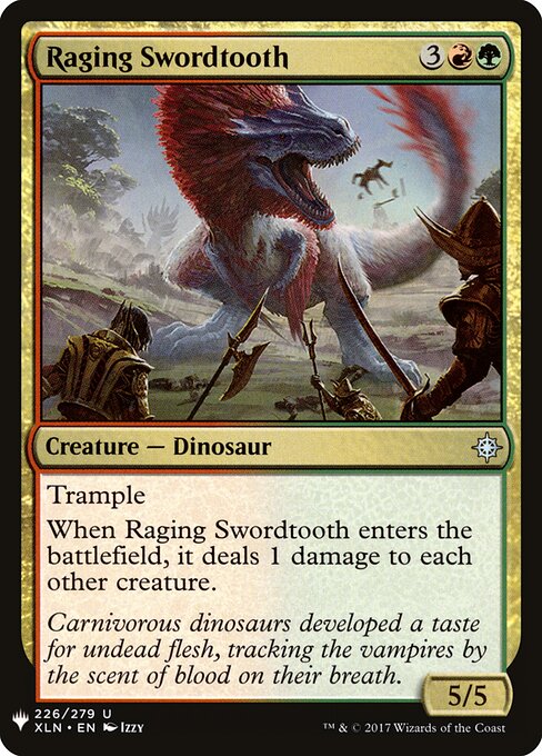 Raging Swordtooth (The List)