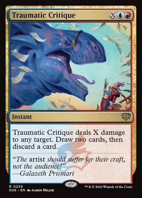 Traumatic Critique (Secrets of Strixhaven)