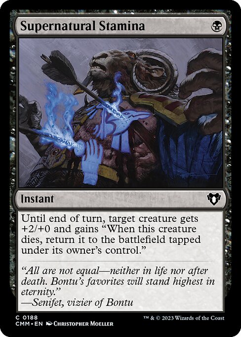 Supernatural Stamina (Commander Masters)