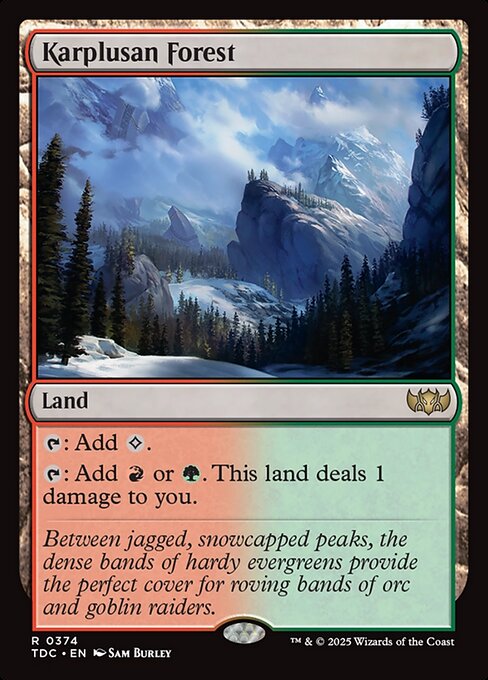 Karplusan Forest (Tarkir: Dragonstorm Commander)