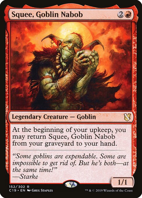 Squee, Goblin Nabob (Commander 2019)