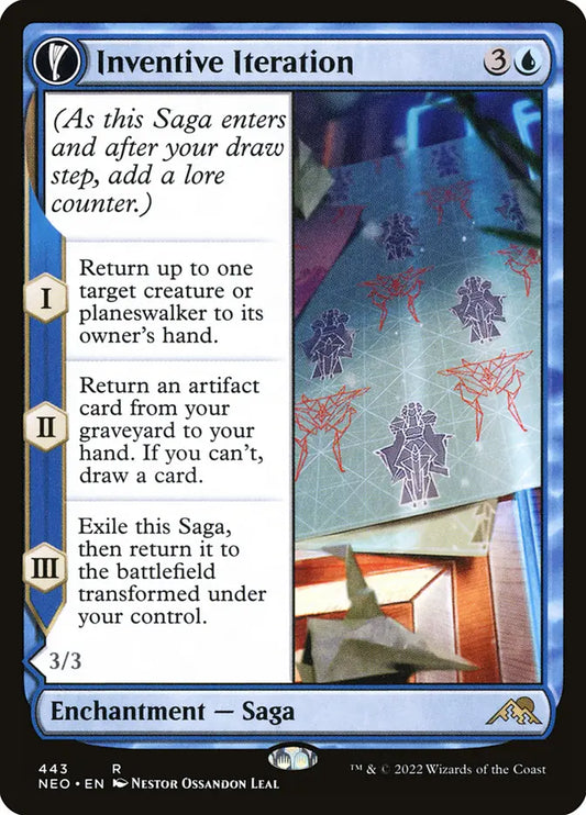 Inventive Iteration // Living Breakthrough (Kamigawa: Neon Dynasty)