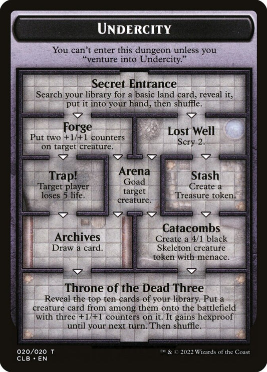 Undercity // The Initiative (Battle for Baldur's Gate Tokens)